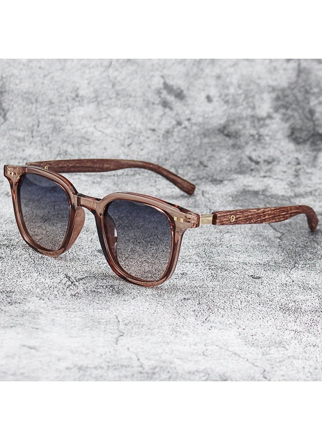 general New Arrival Men Vintage Wooden Frame Sunglasses Classic Brand Sun Glasses Coating Lens Driving Eyewear for Men/women-Lenses Color:4-Frame Color:as picture - Image 5