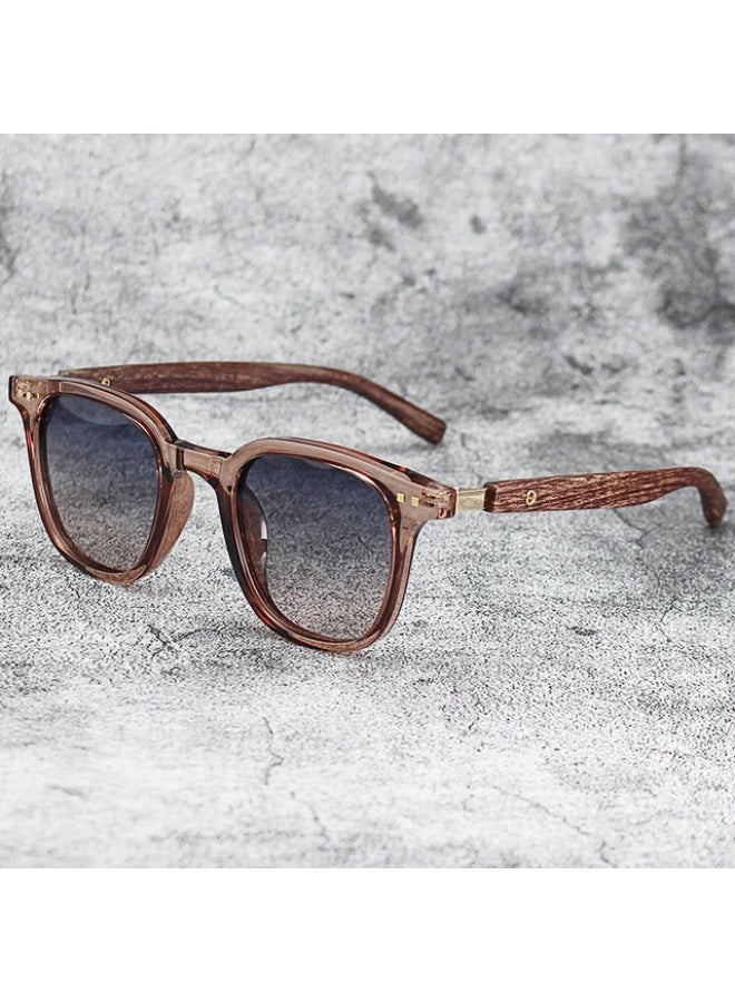 general New Arrival Men Vintage Wooden Frame Sunglasses Classic Brand Sun Glasses Coating Lens Driving Eyewear for Men/women-Lenses Color:4-Frame Color:as picture - Image 1