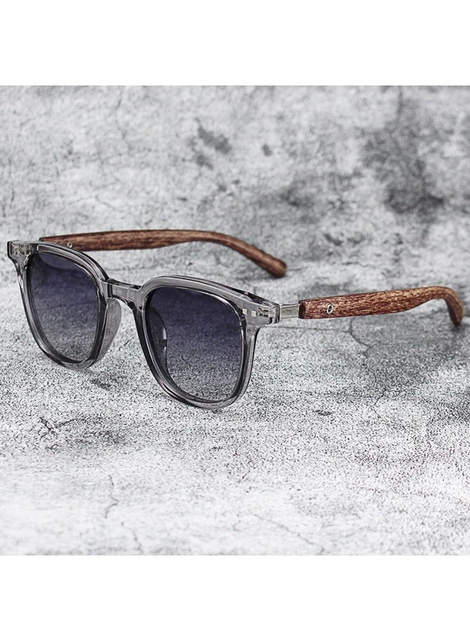 general New Arrival Men Vintage Wooden Frame Sunglasses Classic Brand Sun Glasses Coating Lens Driving Eyewear for Men/women-Lenses Color:4-Frame Color:as picture - Image 4