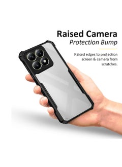 Wtech Xiaomi 14T Pro 5G 2024 Hybrid TPU Silicone with Raised Armour Bumpers Slim Case Cover - Black  - Image 3