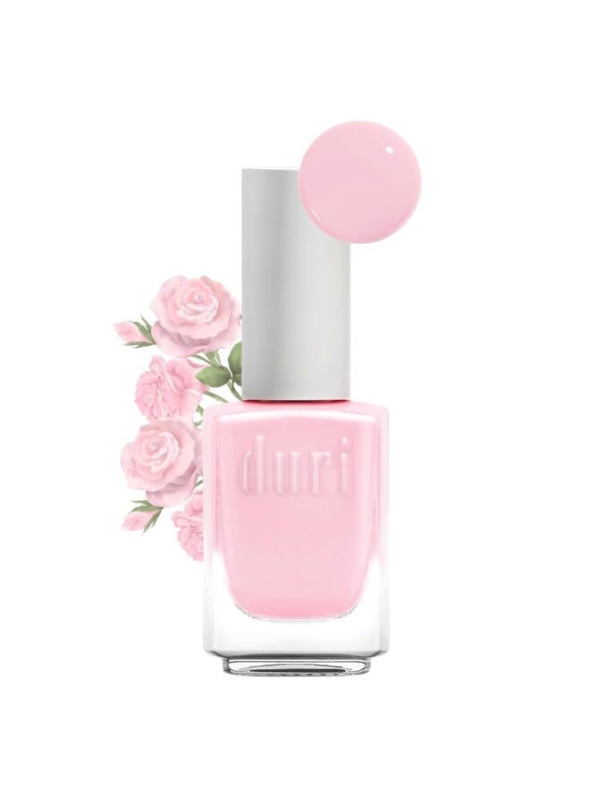 duri Nail Polish, 309 Iced Roses, French Manicure, Semi-Sheer Coverage, Glossy Finish, Quick Drying, Lasting, 0.45 Fl Oz by Duri Cosmetics - Image 1