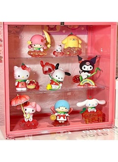 Generic Sanrio Sweet Strawberry Paradise Blind Box Kulomi Gui Dog Melody Hand Doll Ornaments Gift-Color:Designated Model-strawberry Cloud Pudding Dog-Specifications:Sweet Strawberry Paradise Series - About 9cm  - Image 2