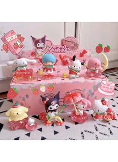 Generic Sanrio Sweet Strawberry Paradise Blind Box Kulomi Gui Dog Melody Hand Doll Ornaments Gift-Color:Designated Model-strawberry Cloud Pudding Dog-Specifications:Sweet Strawberry Paradise Series - About 9cm  - Image 5