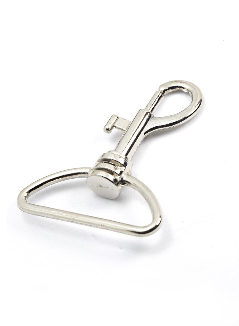 Heavy-Duty Flag Snaps Hooks: Get 6pcs Silver (2.20 inch) Flag Swivel Snap Clips for Your Flag Pole Hardware - Image 1