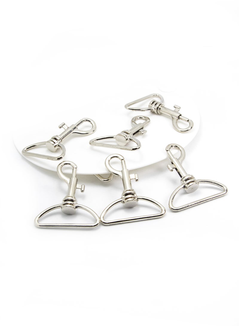 Heavy-Duty Flag Snaps Hooks: Get 6pcs Silver (2.20 inch) Flag Swivel Snap Clips for Your Flag Pole Hardware - Image 2