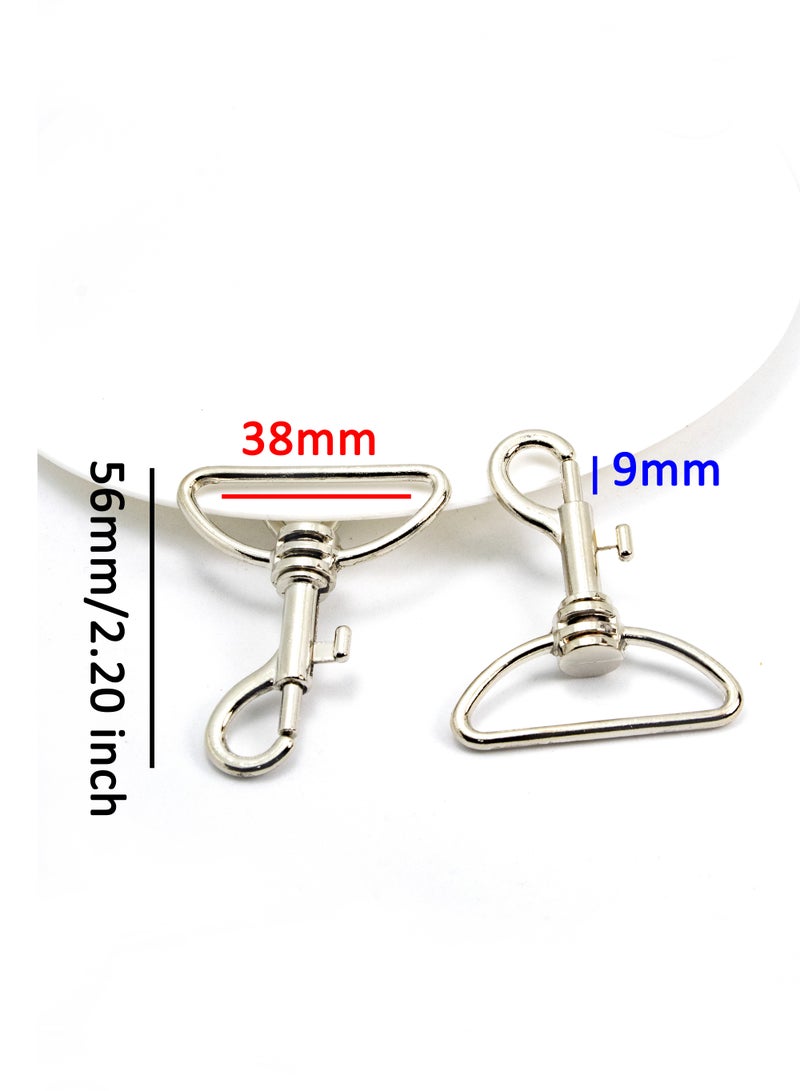 Heavy-Duty Flag Snaps Hooks: Get 6pcs Silver (2.20 inch) Flag Swivel Snap Clips for Your Flag Pole Hardware - Image 3
