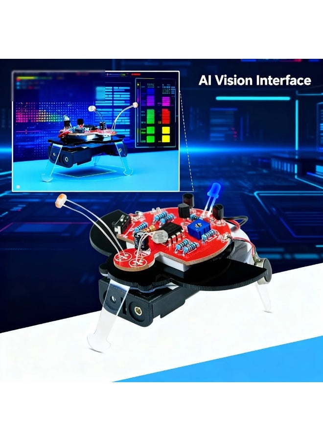 AI Smart Light Recognition Robot | Jetson Nano + ROS 2 Integration | Arduino-Based Illumination Tracking & Visual Mapping | OpenCV + TensorFlow for Light Navigation & Color Detection | Wi-Fi / Bluetooth AIoT Connectivity | Ideal for STEM Education & AI Vision Research