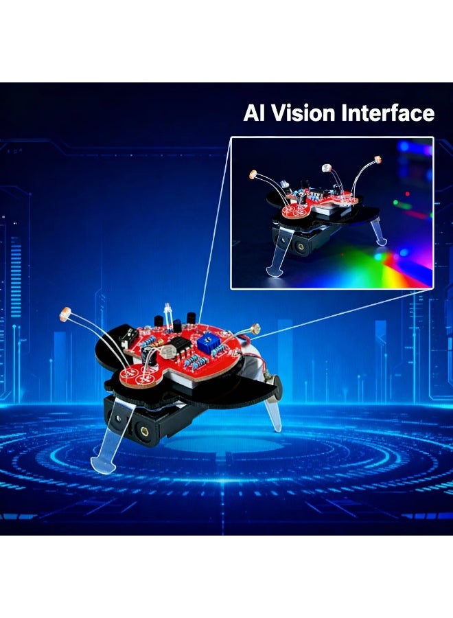 AI Smart Light Recognition Robot | Jetson Nano + ROS 2 Integration | Arduino-Based Illumination Tracking & Visual Mapping | OpenCV + TensorFlow for Light Navigation & Color Detection | Wi-Fi / Bluetooth AIoT Connectivity | Ideal for STEM Education & AI Vision Research