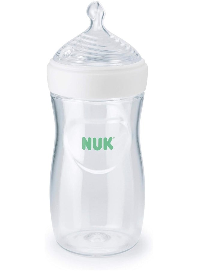 NUK NUK Simply Natural Baby Bottle with SafeTemp  - Image 1