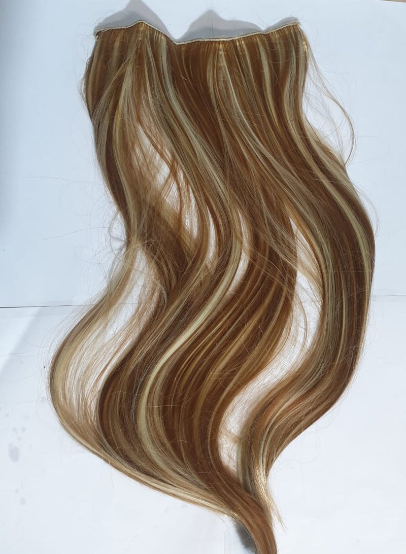 Short blonde straight wig