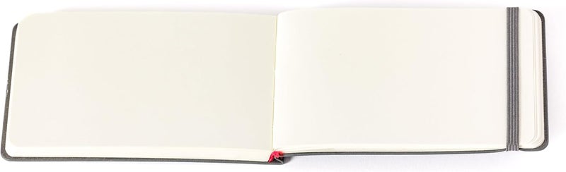 Leda Art Supply دفتر رسم بشكل منظر طبيعي محمول، 5.5 بوصة × 3.3 بوصة، دفتر رسم مرن مسطح للفنانين، مثالي للحبر، الألوان المائية، الأقلام، الرصاص، الحجم: منظر طبيعي صغير - Image 5