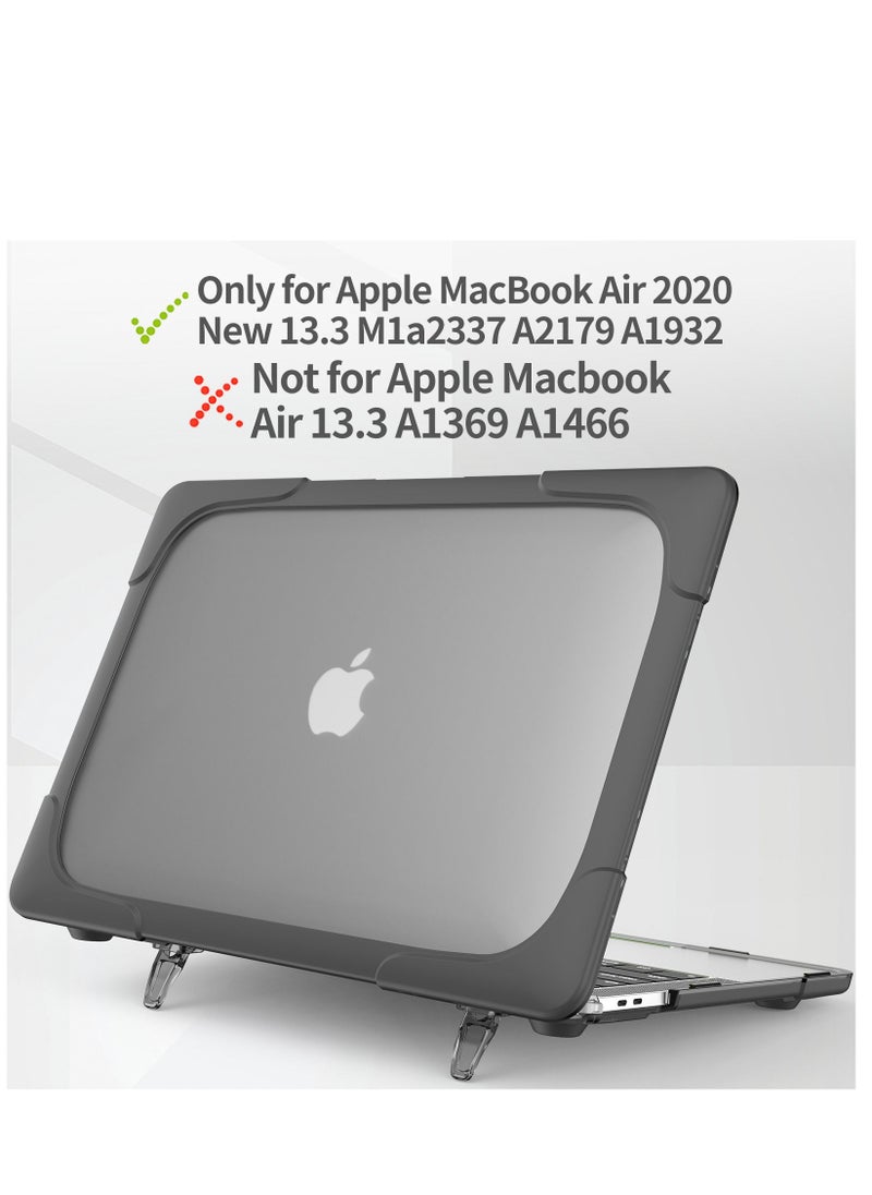 GULFLINK - Hard Shell Case Cover with Kickstand Shockproof Function for MacBook Air A1932/A2179/A2337  13 inch - Image 1