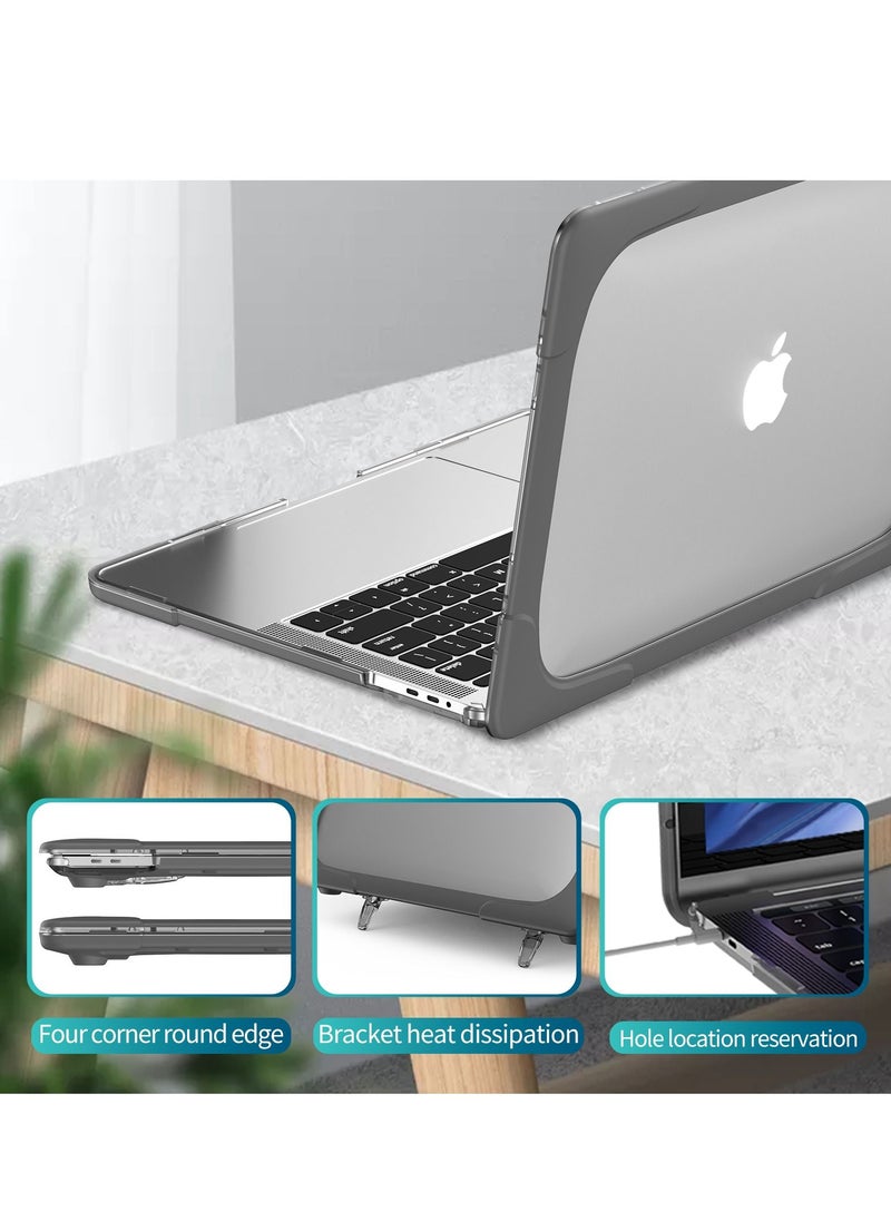 GULFLINK - Hard Shell Case Cover with Kickstand Shockproof Function for MacBook Air A1932/A2179/A2337  13 inch - Image 1