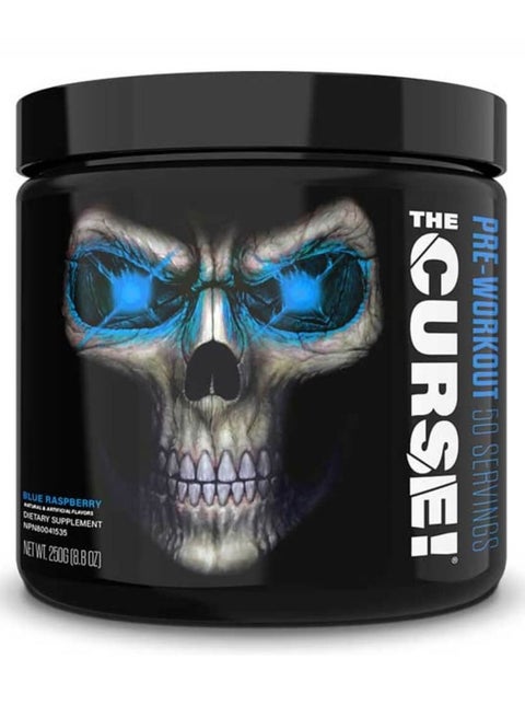 The Curse Pre-Workout Blue Raspberry 50 Servings 250g