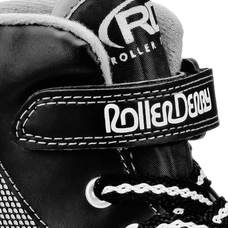 Roller Derby زلاجات رولر ديربي فايرستار للشباب الأولاد باللون الأسود/الرمادي مقاس 12 - Image 2