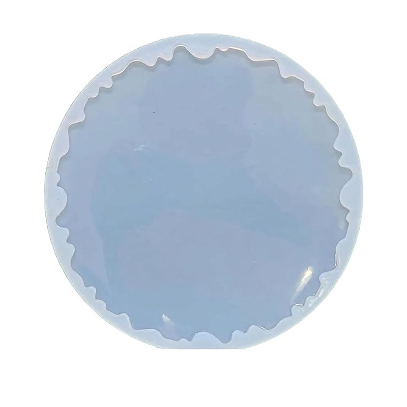 Snoogg SNOOGG Pack of 6 inch HD - 1 Piece Heavy-Duty Agate / 1 Piece Mould Epoxy Resin Casting Moulds for Making and DY Coaster, Cups Mats, Photo Display, Mantra Frame, Home Decoration and More.  - Image 1