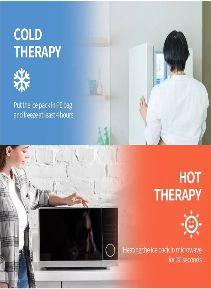 Generic Neck ice pack gel reusable ice pack for neck pain relief, hot and cold compress therapy for neck injury, swelling, cervical surgery recovery  - Image 3