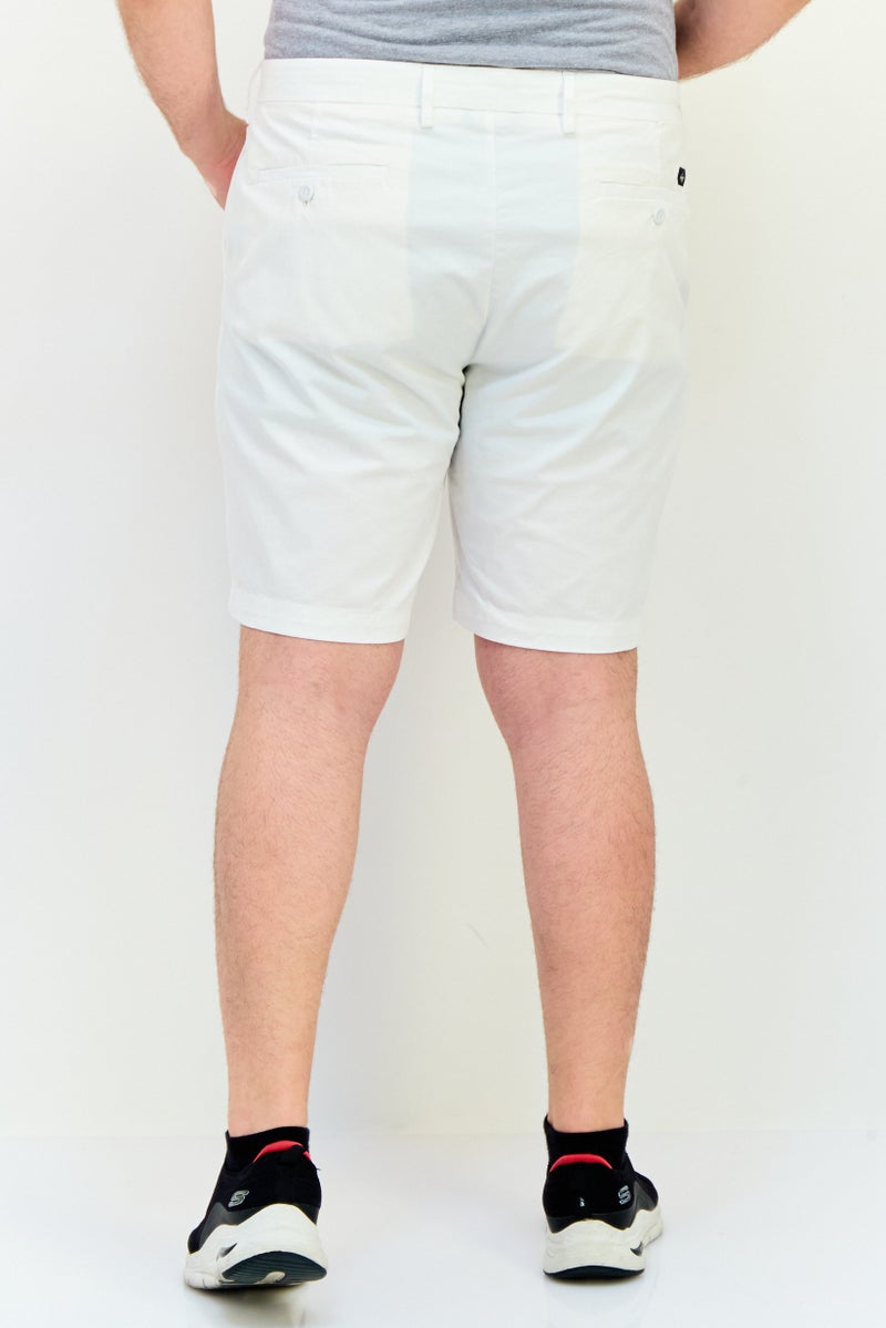 DOCKERS Men Solid Chino Shorts, White - Image 3