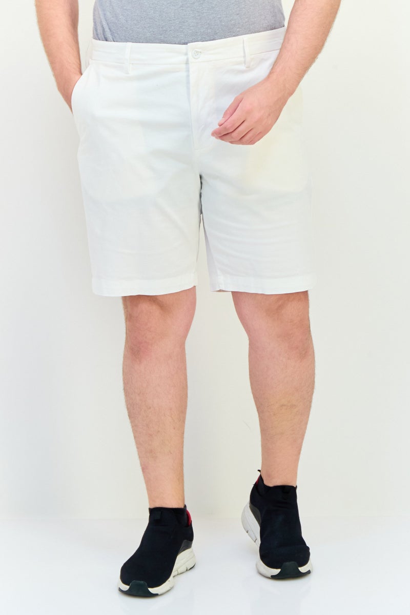 DOCKERS Men Solid Chino Shorts, White - Image 1