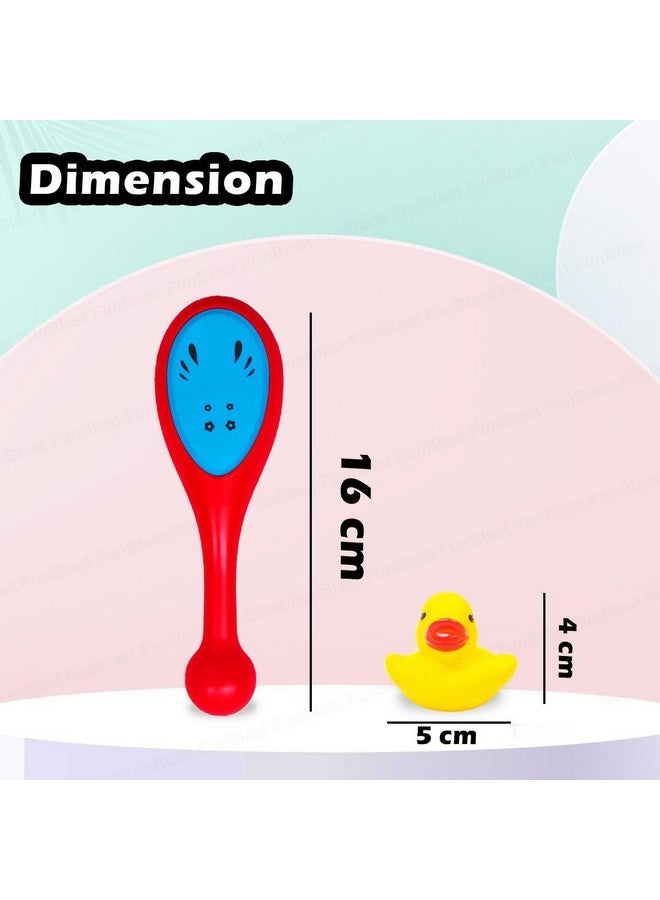 FunBlast Rattles for Baby 0-6 Months - Rattle with 2 Squeeze Duck, Shakers for Baby, Toys for Babies, Infant Toys, New Born Baby Toys - Random Color - Image 4