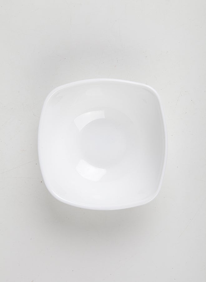 Noon East Set of 6 White Opal Glass Cereal and Soup Bowl, Dishwasher & Microwave Safe Round Bowls for Cereal, Soup, Salad and Rice - Image 4