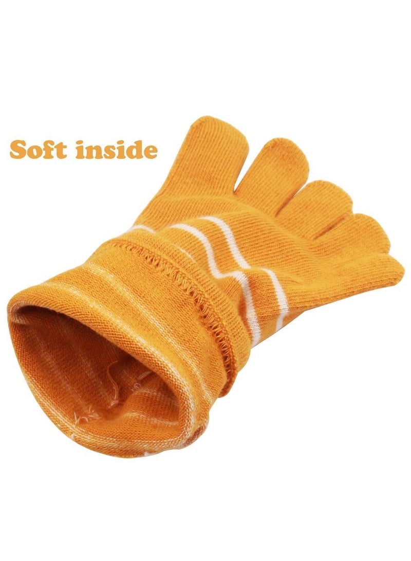 Sweet seven جوارب أصابع القدم النسائية - 4 أزواج من جوارب قطنية بخمسة أصابع للجري بحجم صغير - Image 4