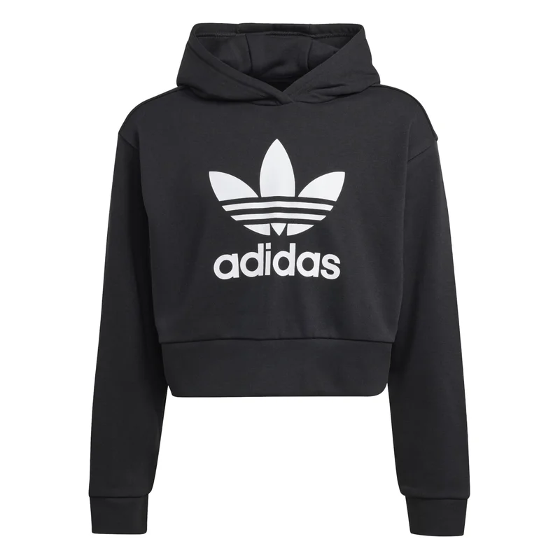 Adidas CROPPED HOODIE Black Originals Kids SWEATSHIRTS
