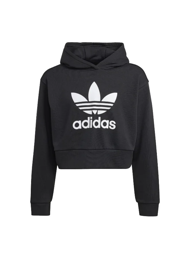 Adidas CROPPED HOODIE Black Originals Kids SWEATSHIRTS