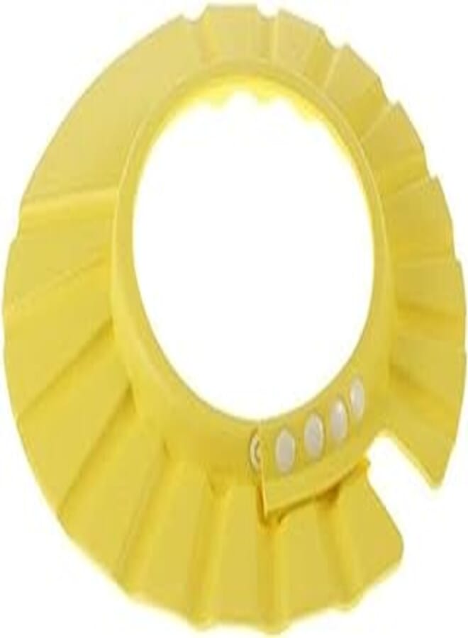 Baby's adjustable shower cap (yellow)