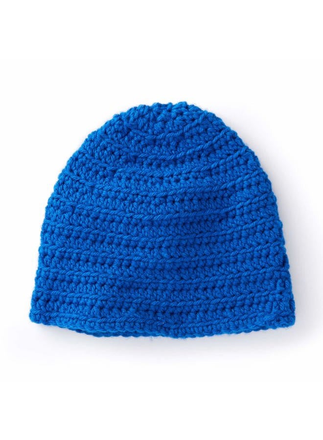 CARON One Pound Solids Yarn, 16oz, Gauge 4 Medium, 100% Acrylic - Royalty- For Crochet, Knitting & Crafting (1 Piece) - Image 4