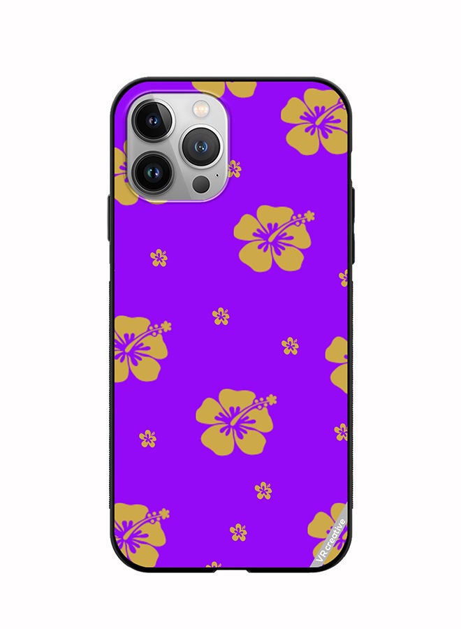 VR CREATIVE Protective Case Cover For Apple iPhone 11 Pro Habiscus Design Multicolour - Image 1