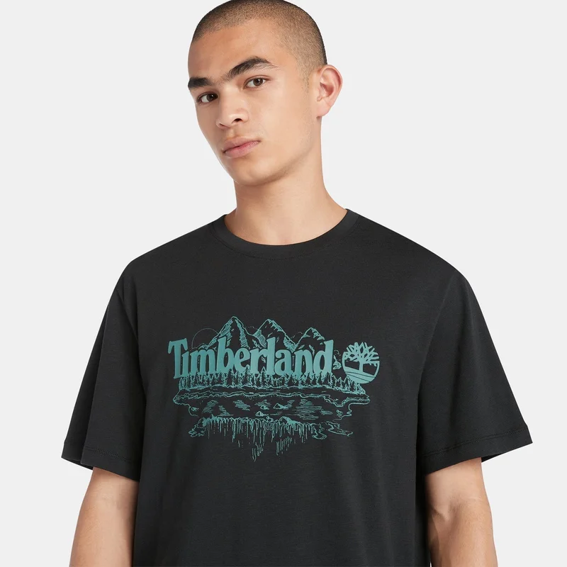 تمبرلاند تيشيرت سلوب جرافيك للرجال