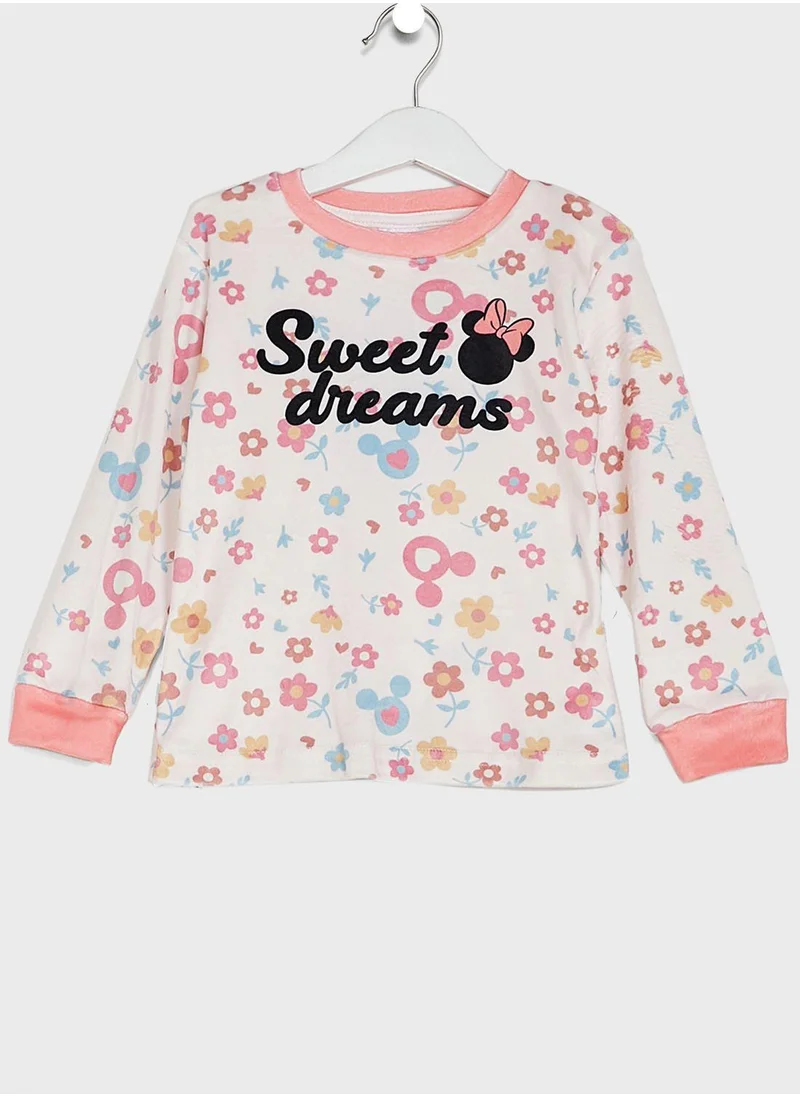 Disney Minnie Mouse Kids Minnie Mouse Pyjama Set