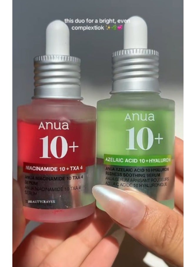 Anua Wonder 10% Niacinamide+ 4% Tranexamic Acid Serum With New Look 30ml + Azelaic Acid 10 Hyaluron Redness Soothing Serum 30ml - Image 5