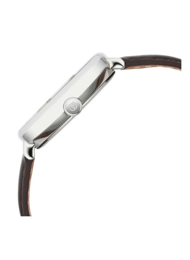 TITAN - Titan Neo Curve Quartz Analog with Date With Date Blue Dial Brown Leather Strap Watch for Men - Image 1