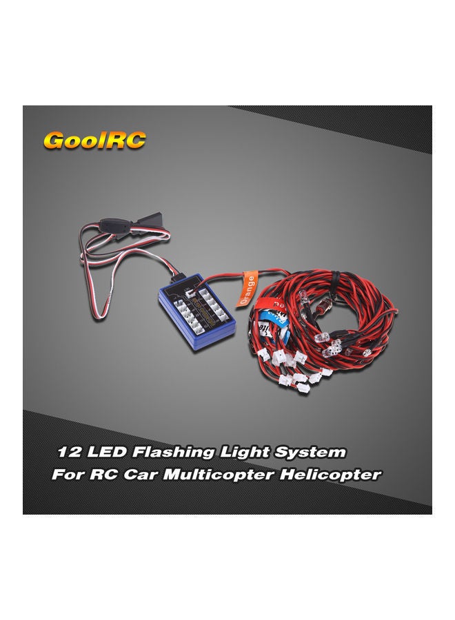 NIBEMINENT 12 LED Flashing Light System for RC Car - Image 1
