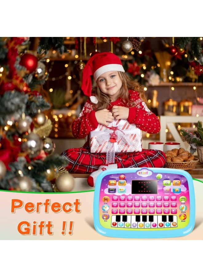 Kids English Learning Tablet with Piano Keyboard - Educational Toy with LED Screen, Interactive Alphabet & Music Learning Toy for Preschoolers, Perfect Gift for Birthday & Eid - Image 3