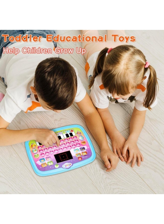 Kids English Learning Tablet with Piano Keyboard - Educational Toy with LED Screen, Interactive Alphabet & Music Learning Toy for Preschoolers, Perfect Gift for Birthday & Eid - Image 5