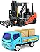 Big Daddy Trucks Combo FrictionPowered Forklift  Pickup Truck with Extendable Loader and Cargo Boxes - Image 4