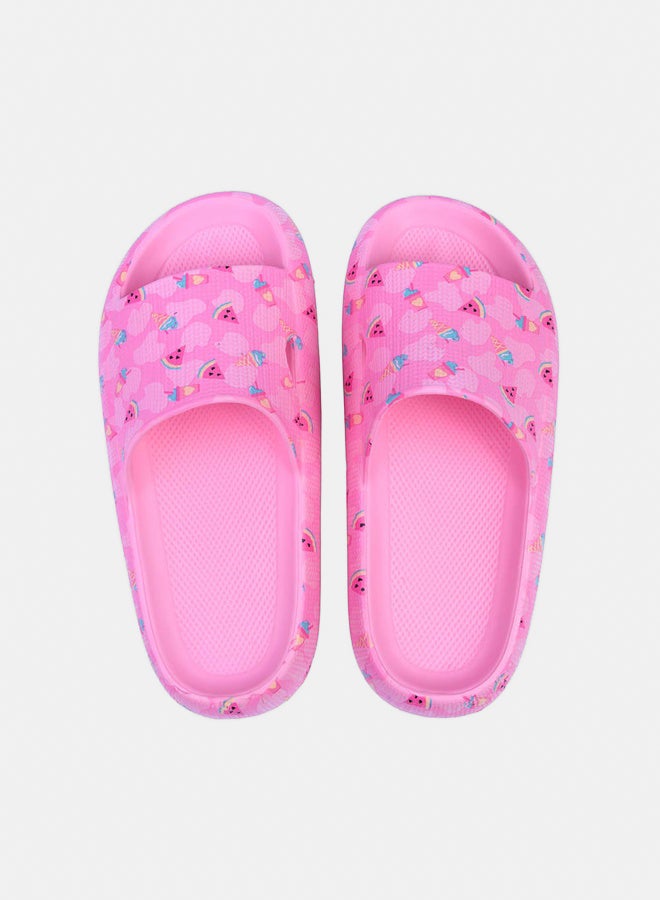 CUBS CUBS Pinkish Watermelon Eva Virgo Girls/Women Slide  - Image 4
