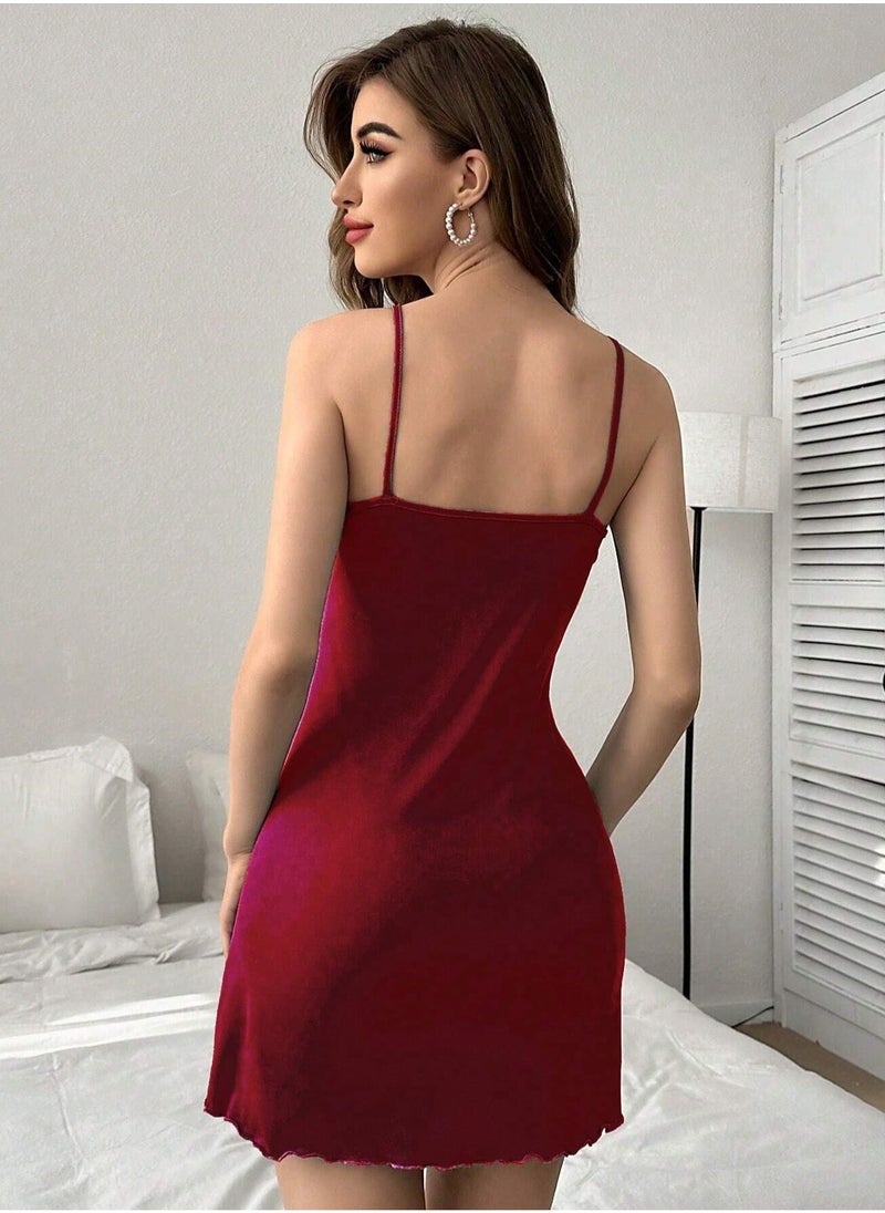 Mesery - Sleep Shirt Cotton Thin Strap - Image 1