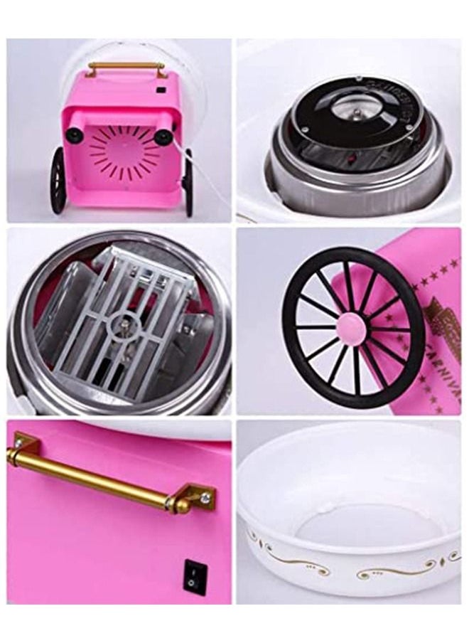 Yameem - Mini Portable Cotton Candy Maker With Bamboo Sticks And Scoop - Image 1
