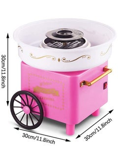 Yameem Mini Portable Cotton Candy Maker With Bamboo Sticks And Scoop  - Image 4