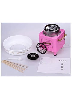 Yameem Mini Portable Cotton Candy Maker With Bamboo Sticks And Scoop  - Image 3