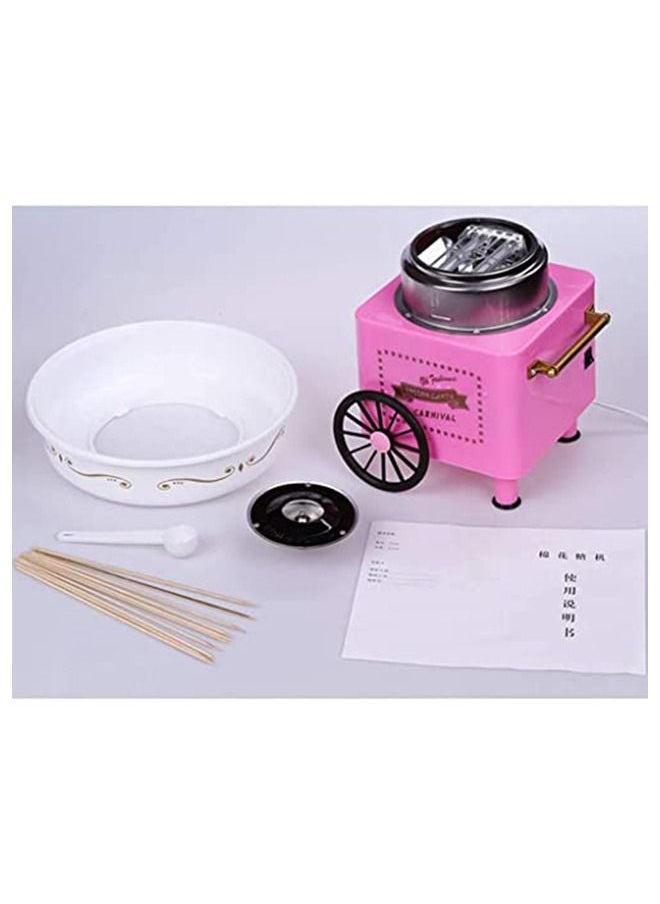 Yameem - Mini Portable Cotton Candy Maker With Bamboo Sticks And Scoop - Image 1