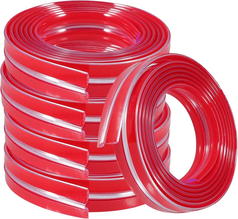 5pcs Safety Anti Collision Bumper Strips 1m Edge Protection Ropes for Furniture Guards, Crashworthy Table Corner Covers for Childproofing Random Color - Image 1