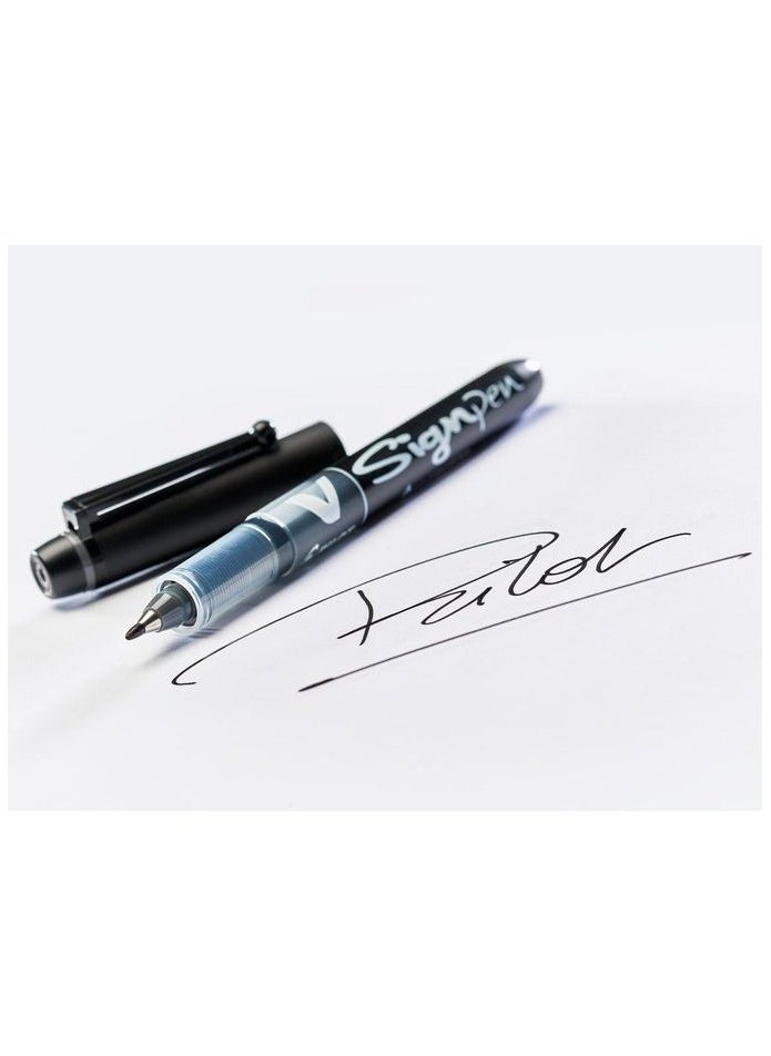 PILOT Pilot V-Sign Pen -Pilot signature Pen-Black  - Image 3