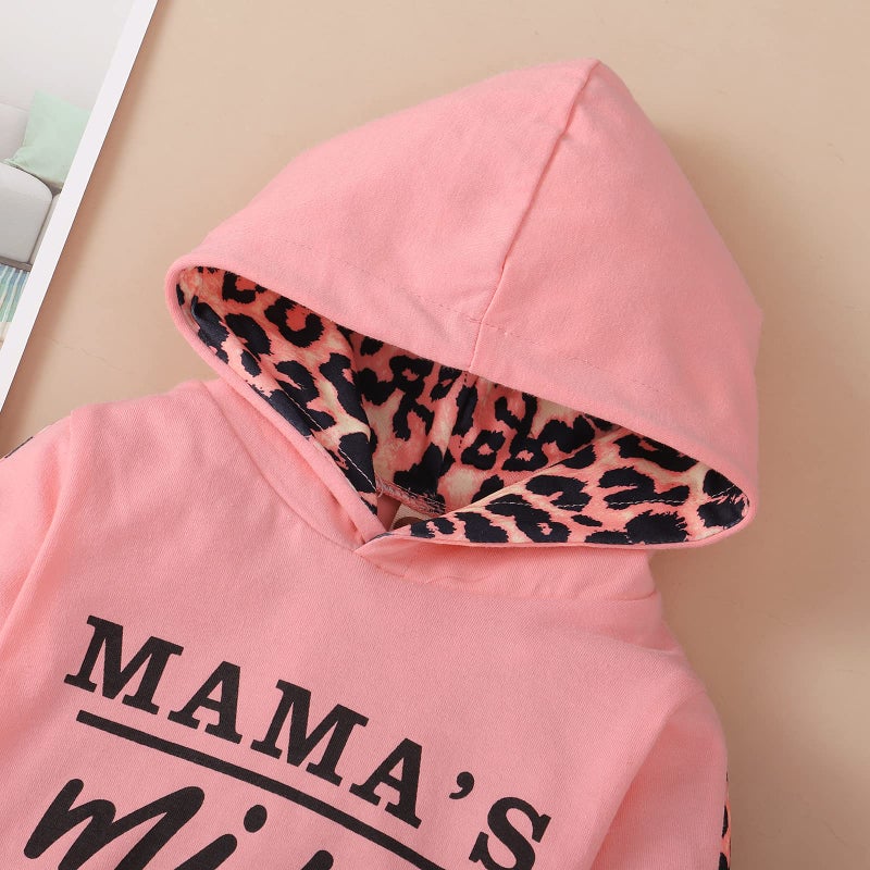 Yvowming Newborn Baby Girl Clothes Outfits Infant Hooded Sweatshirt Pants Headband Toddler Girl Clothing Set - Image 4