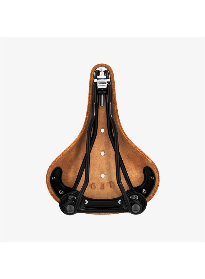Brooks England Brooks Flyer Short Leather Saddle Honey - Image 5