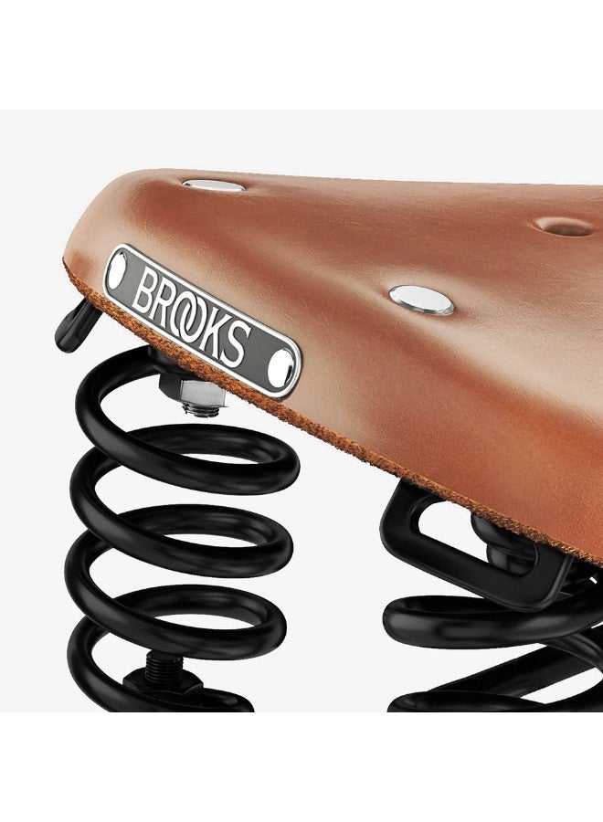 Brooks England Brooks Flyer Short Leather Saddle Honey - Image 4